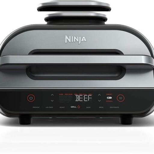 کباب پز Ninja Foodi Smart XL 6-in-1 Indoor Grill with Air Fry مدل AG551